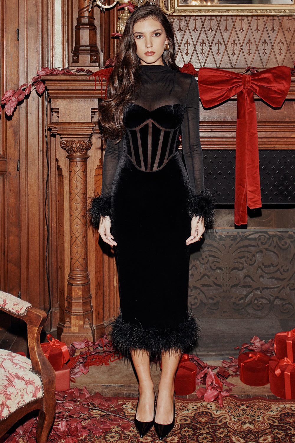 Lianna Midi Elbise