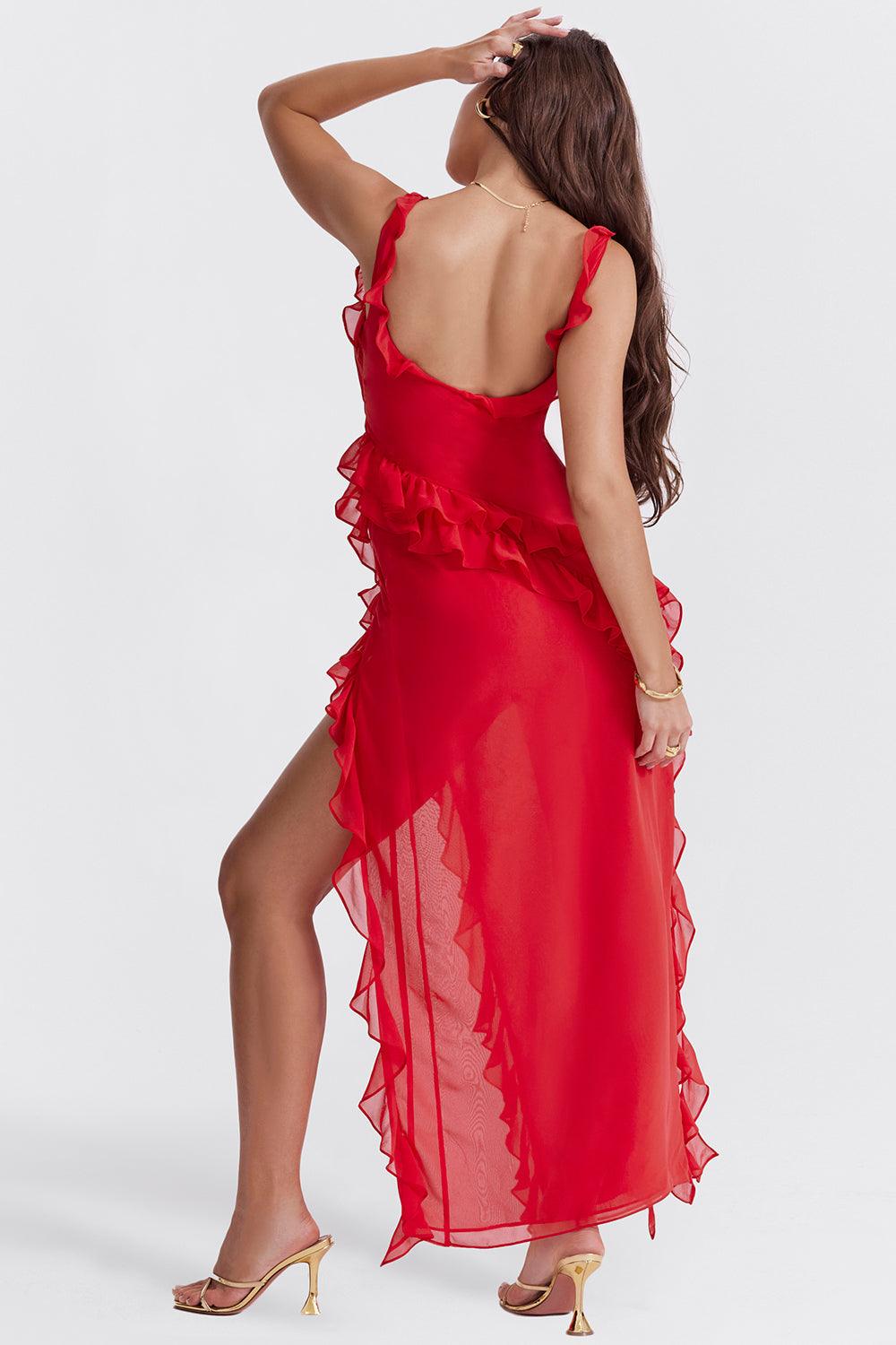 Luna Rouge Elbise