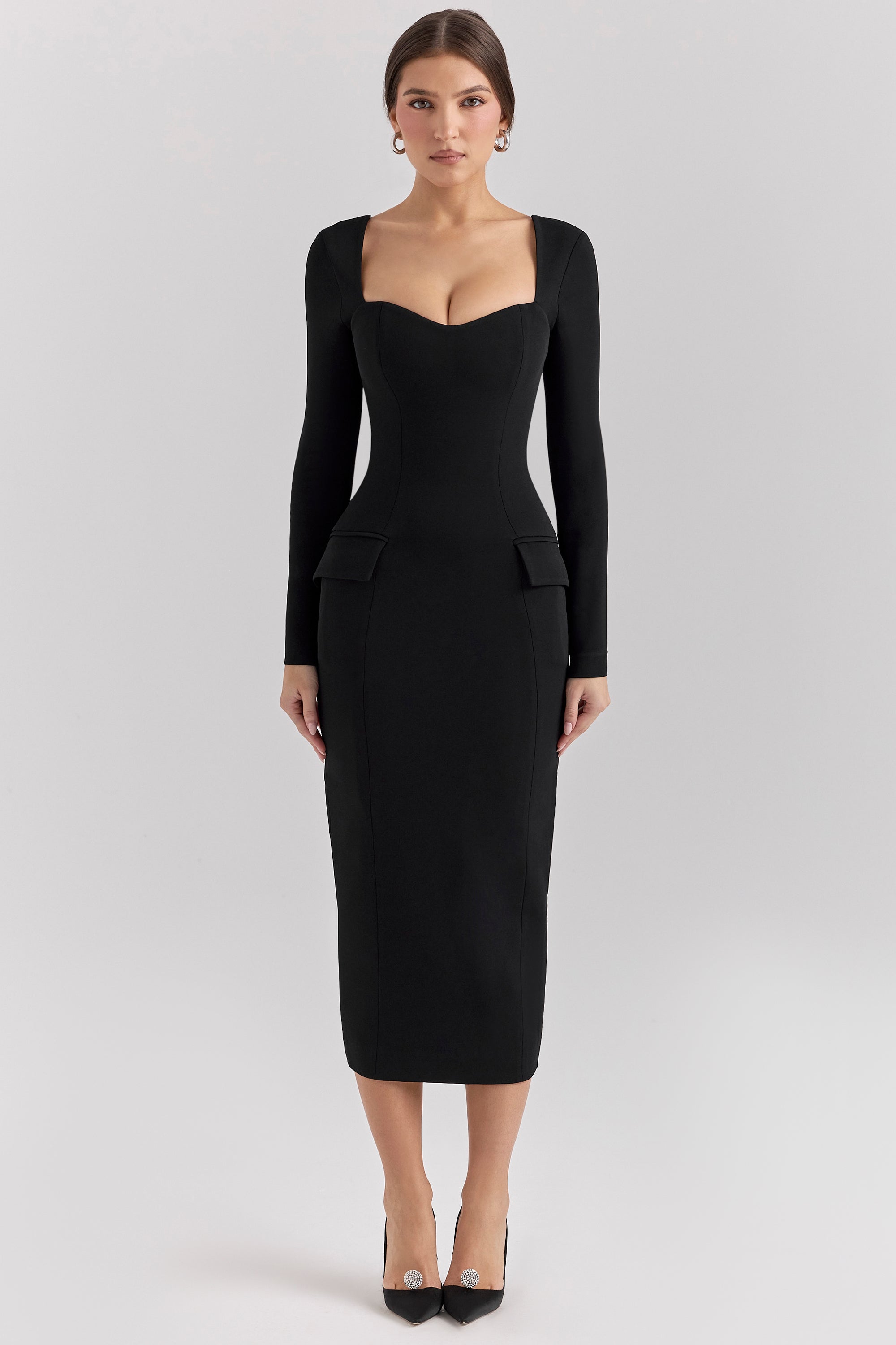 Ella Midi Elbise