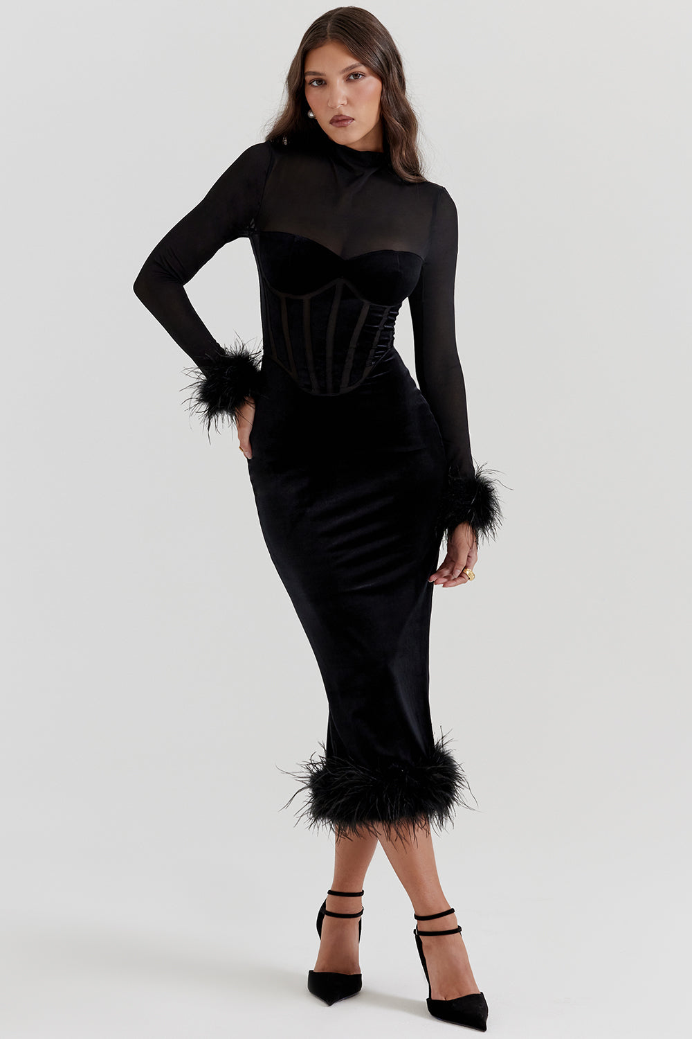 Lianna Midi Elbise