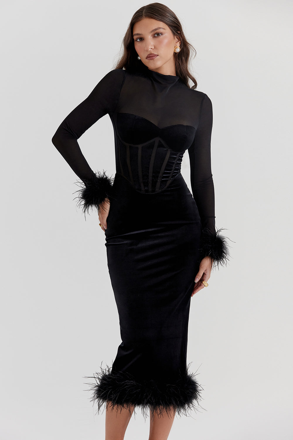 Lianna Midi Elbise